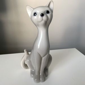 Vintage Porcelain Otagiri Cat Figurine